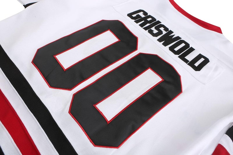oldtimetown Youth Griswold #00 Movie Hockey Jerseys Stitched Letters and Numbers S-L - Image 3